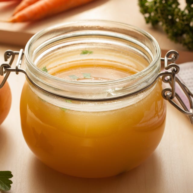 Bone broth made from chicken bone broth made from chicken